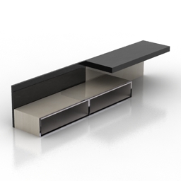 "Poliform Furniture Bookcases Sintesi SCP001" - Interior Collection preview