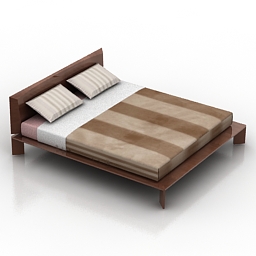 bed 8 3D Model Preview #e160b05c