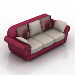 "3D Barbara Barry Chesterfild sofa" - Interior Collection preview