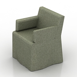 3D Armchair preview
