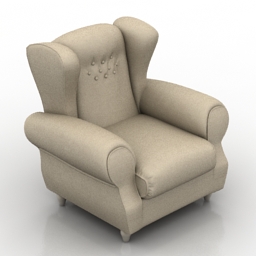 3D Armchair preview