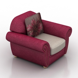 3D Armchair preview