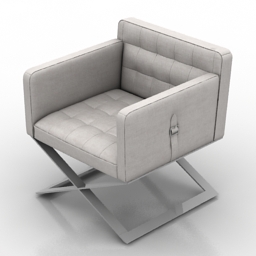 3D Armchair preview