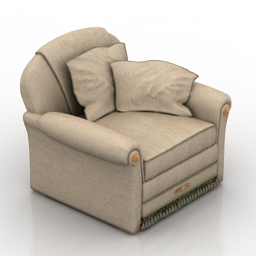 3D Armchair preview