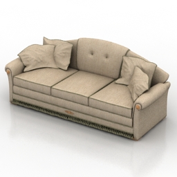 "3D Barbara Barry Caspani Sofa armchair" - Interior Collection preview