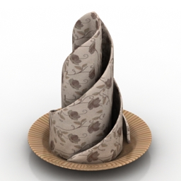 3D Napkin preview