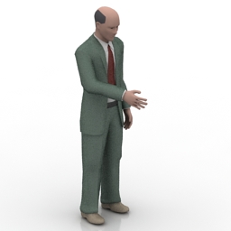 man 2 3D Model Preview #066b97b1