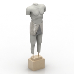 3D Statue preview