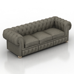 "Cavio 3d Models MAX lago di guarda Sofa Armchair" - Interior Collection  preview
