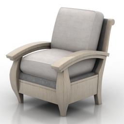 3D Armchair preview