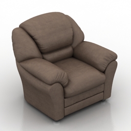 3D Armchair preview
