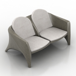3D Armchair preview