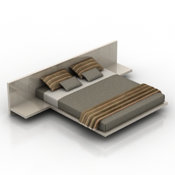 bed 3D Model Preview #0a61f966