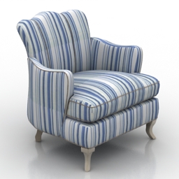 3D Armchair preview