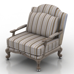 3D Armchair preview