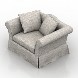 3D Armchair preview
