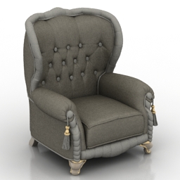 3D Armchair preview