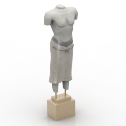 3D Statue preview