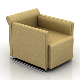 3D Armchair preview