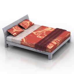 bed teo 3D Model Preview #68d724ee