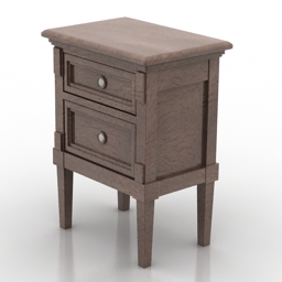 bedside table 3D Model Preview #fc00662d