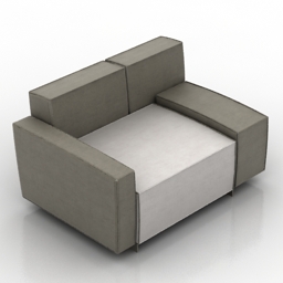 3D Armchair preview