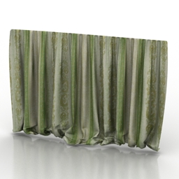 curtain 3D Model Preview #987477c7