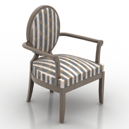 3D Armchair preview