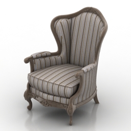 3D Armchair preview