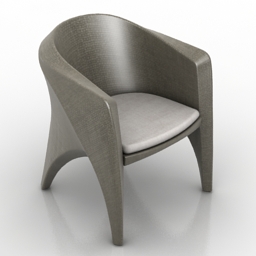 3D Armchair preview