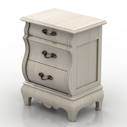 3D Bedside table preview