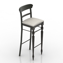 chair bar 3D Model Preview #78a720e1