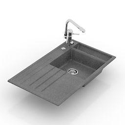sink blanco axon 5s 3D Model Preview #44fe2ea8