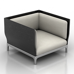 3D Armchair preview