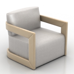 3D Armchair preview