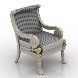 3D Armchair preview