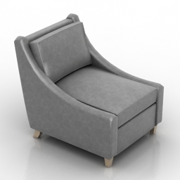 3D Armchair preview