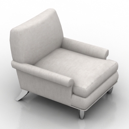 3D Armchair preview