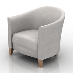 3D Armchair preview