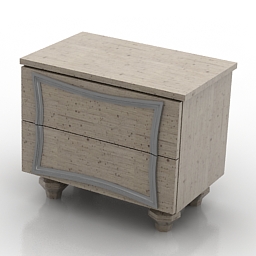 bedside table 3D Model Preview #cd203da4