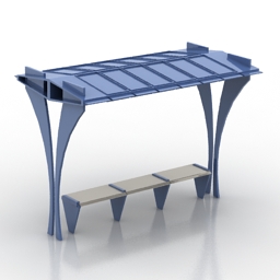 bus stop 3D Model Preview #41285092