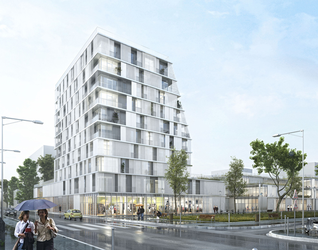 School and Student Residence, Ivry, France