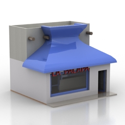 kiosk juan gualberto 3D Model Preview #b90e95fb