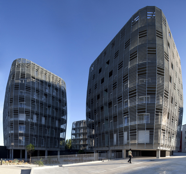 71 council and private flats, Sete, France