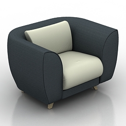 3D Armchair preview