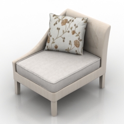 3D Armchair preview