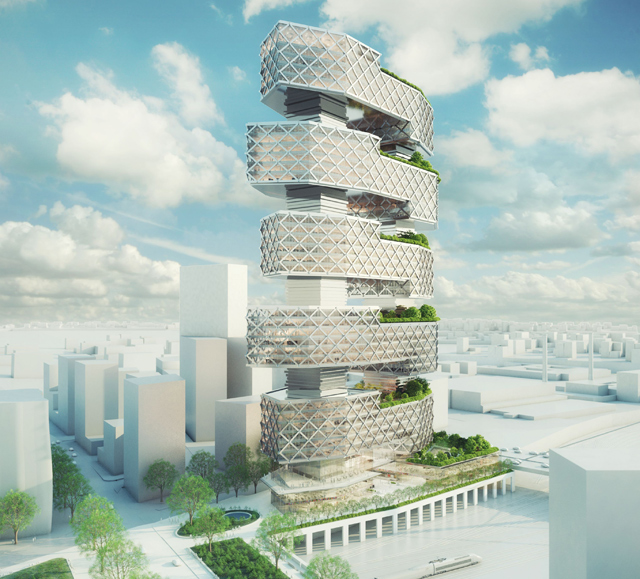 "Le Cinq" office tower, Paris, France