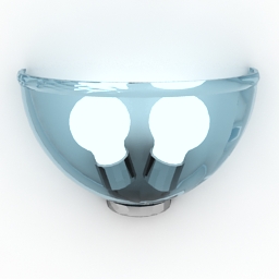 sconce onfale parete 3D Model Preview #f75ce037