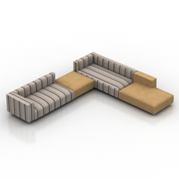 sofa dune 026 3D Model Preview #ac5f0bc8