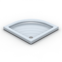 shower tray ronda 90 3D Model Preview #fa621fb1